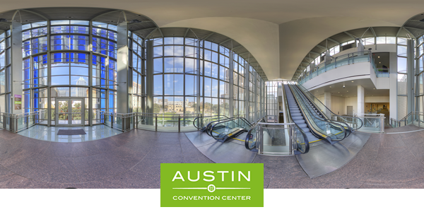 Click to see a 360 virtual tour of the Austin Convention Center